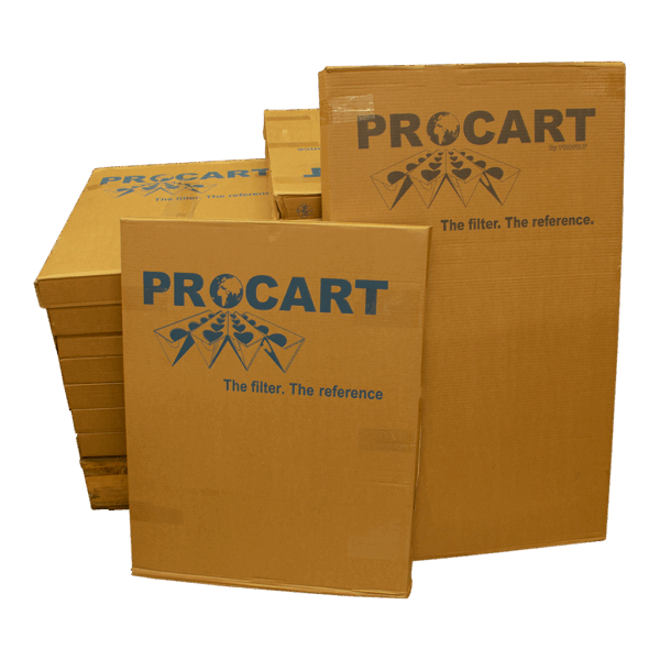Cardboard filters and filter mats